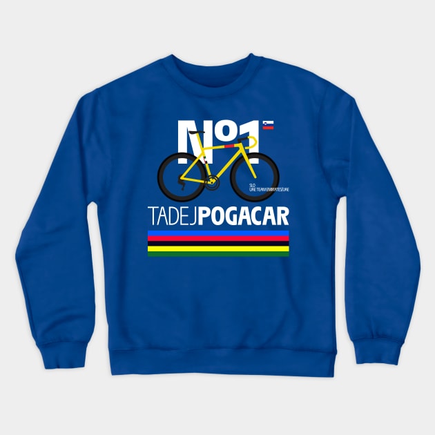 POGACAR Crewneck Sweatshirt by reigedesign